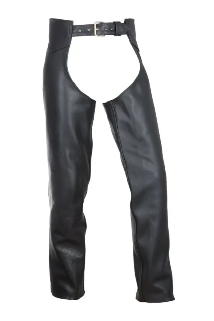 Ridgeway Men's Leather Motorcycle Chaps