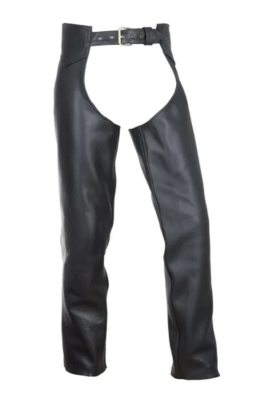 Ridgeway Men's Leather Motorcycle Chaps