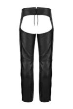 Road Guard Classic Leather Motorcycle Chaps Back View