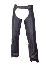 Road Rider Distressed Leather Motorcycle Chaps