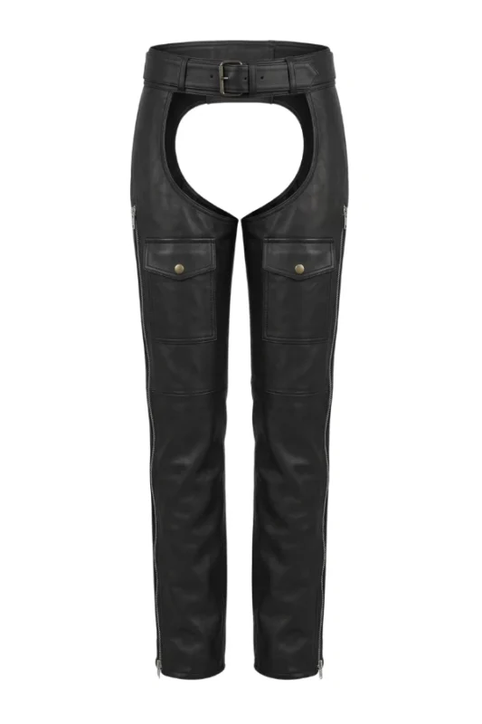 RoadMaster Legacy Big & Tall Leather Motorcycle Chaps