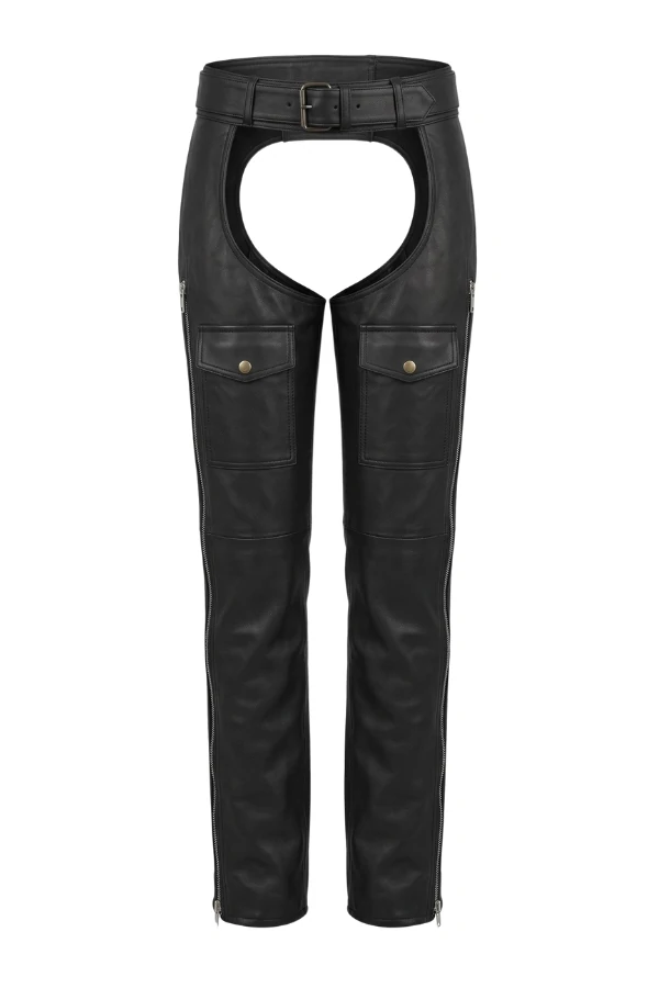 roadmaster-legacy-big-tall-leather-motorcycle-chaps RoadMaster Legacy Big & Tall Leather Motorcycle Chaps