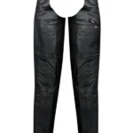 RoadVent Classic Unisex Leather Motorcycle Chaps