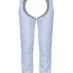 Snowline Stretch Women's White Leather Motorcycle Chaps