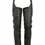 stealthshield black winter leather chaps