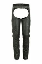 stealthshield black winter leather chaps