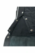 stealthshield black winter leather chaps insulated lining