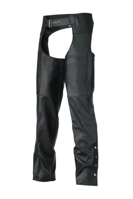 SwiftRide Lite Unisex Leather Motorcycle Chaps