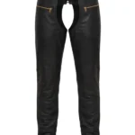 Titan Classic Big & Tall Leather Motorcycle Chaps