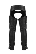 TitanTrail Summit Big & Tall Leather Motorcycle Chaps Back View
