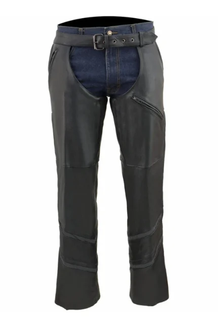 TourGuard AirRide Unisex Leather Motorcycle Chaps