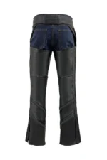 TourGuard AirRide Unisex Leather Motorcycle Chaps Back View