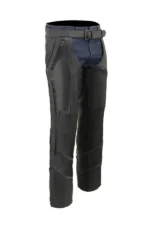 TourGuard AirRide Unisex Leather Motorcycle Chaps Side View