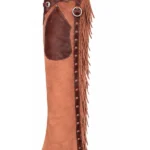 Two-Tone Western Fringe Shotgun Chaps