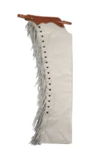 White Mesa Heritage Fringe Shotgun Chaps Side View