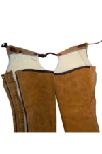 Winter Trail Wool-Lined Shotgun Chaps Back View